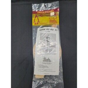 Vintage Tandy Leather Indian Tee Pee Kit No. 3039